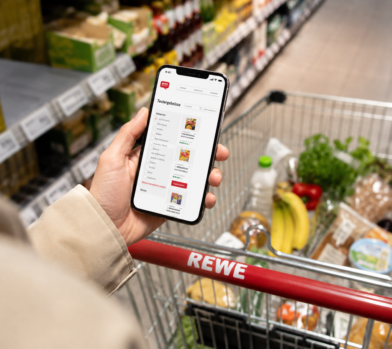 REWE: Produkttests, die wirken.