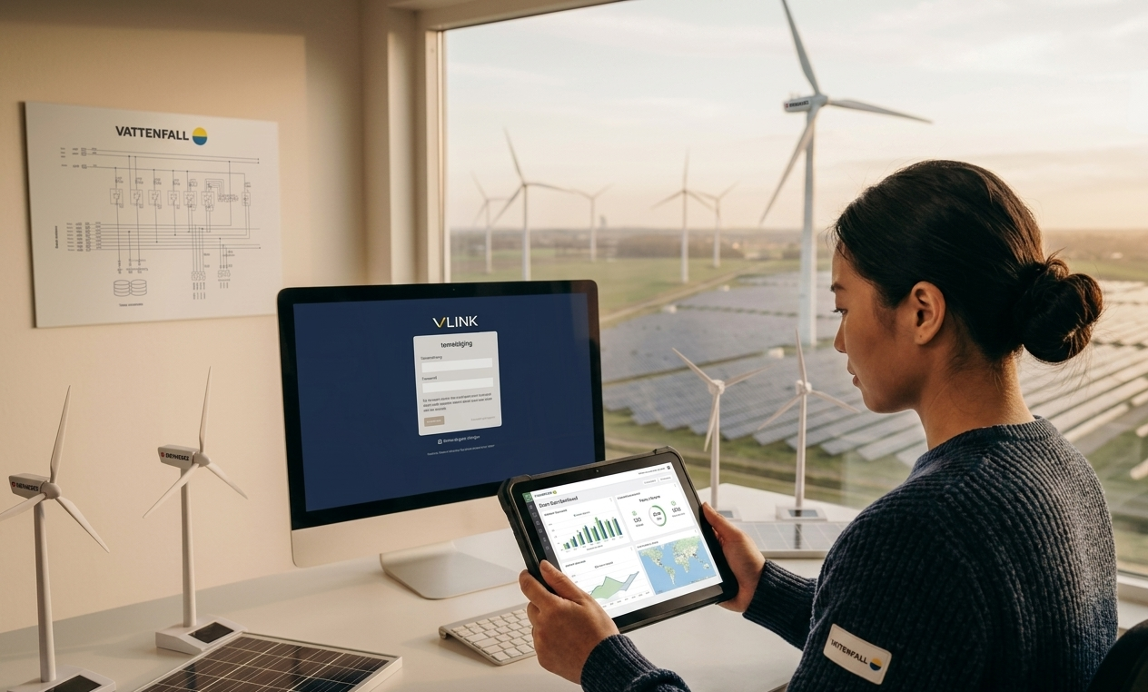 Windparks laufen mit Echtzeitdaten