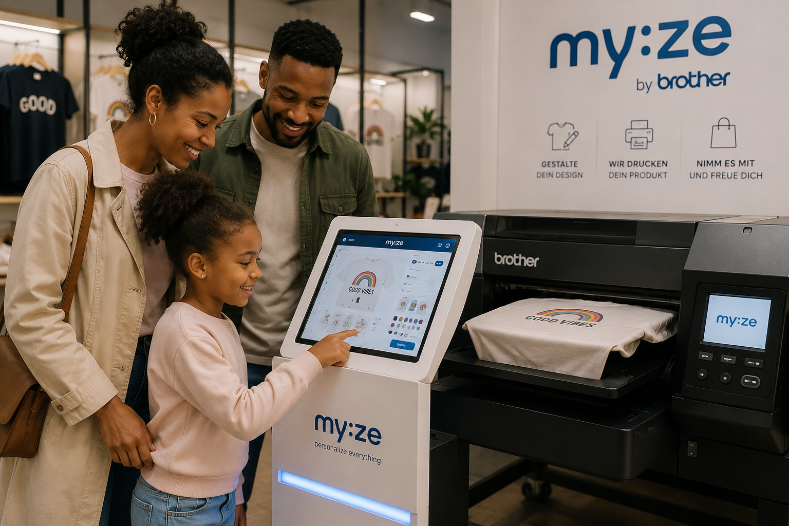 Brother/Myze: Verbindung von Hardware mit der digitalen Welt durch nachhaltige Print-on-Demand-Lösungen